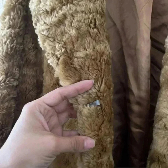 Inc international furry teddy coat Sz large - Picture 3 of 3